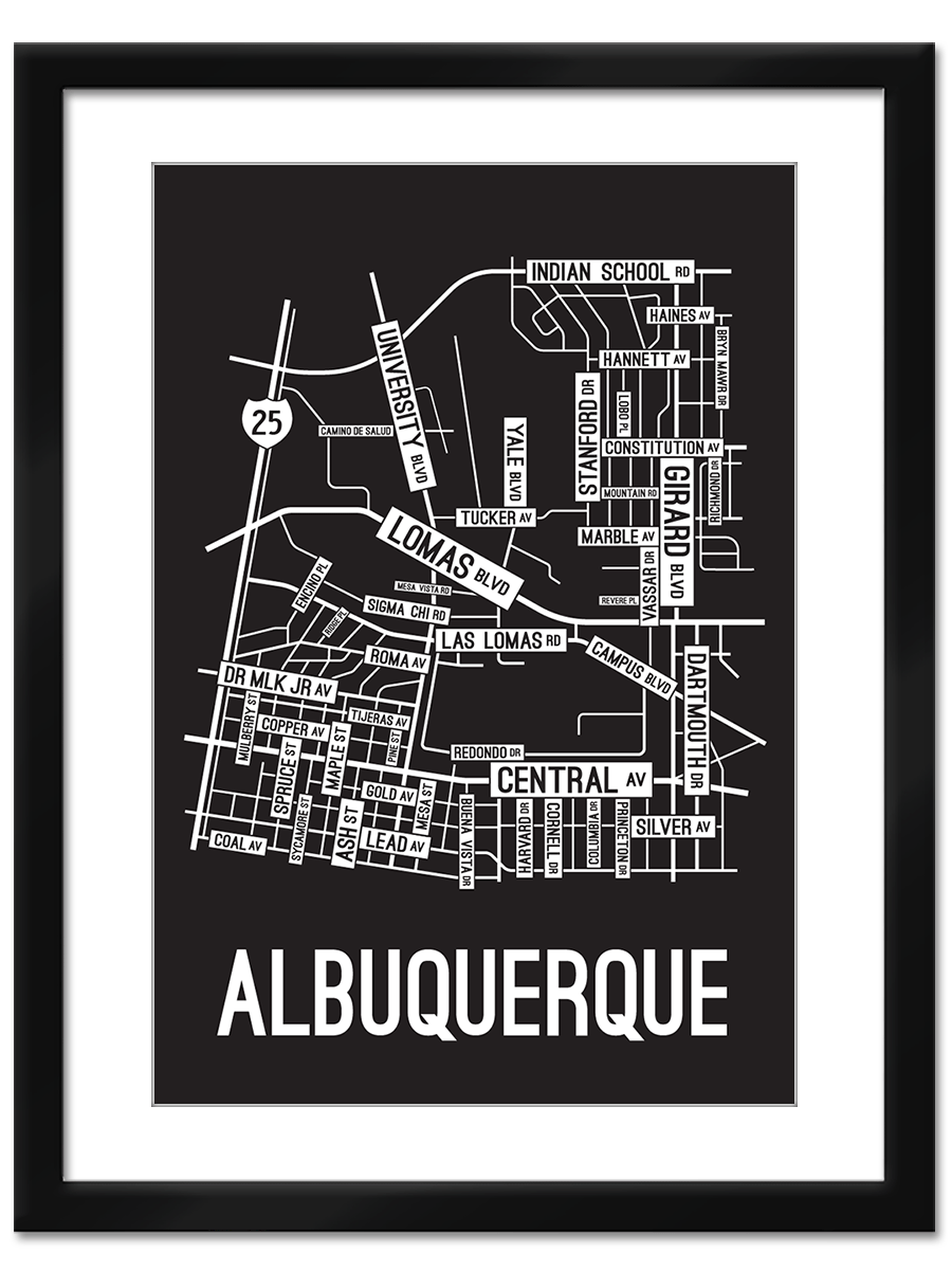 Albuquerque, New Mexico Street Map