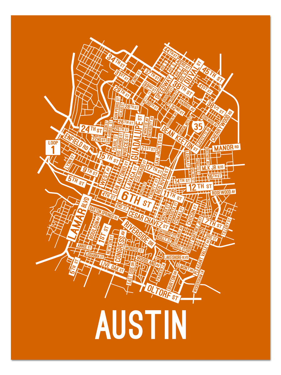 Downtown Austin Street Map Race, Diversity, And Ethnicity In Downtown