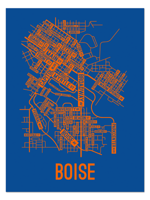 Boise, Idaho Street Map