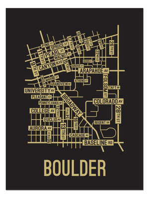 Boulder, Colorado Street Map