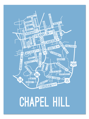 Chapel Hill, North Carolina Street Map