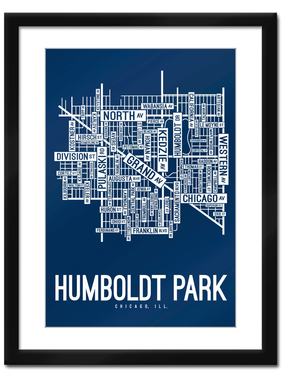 Humboldt Park, Chicago Street Map