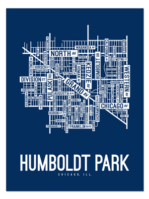 Humboldt Park, Chicago Street Map