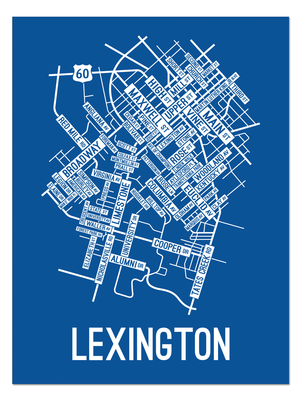 Lexington, Kentucky Street Map