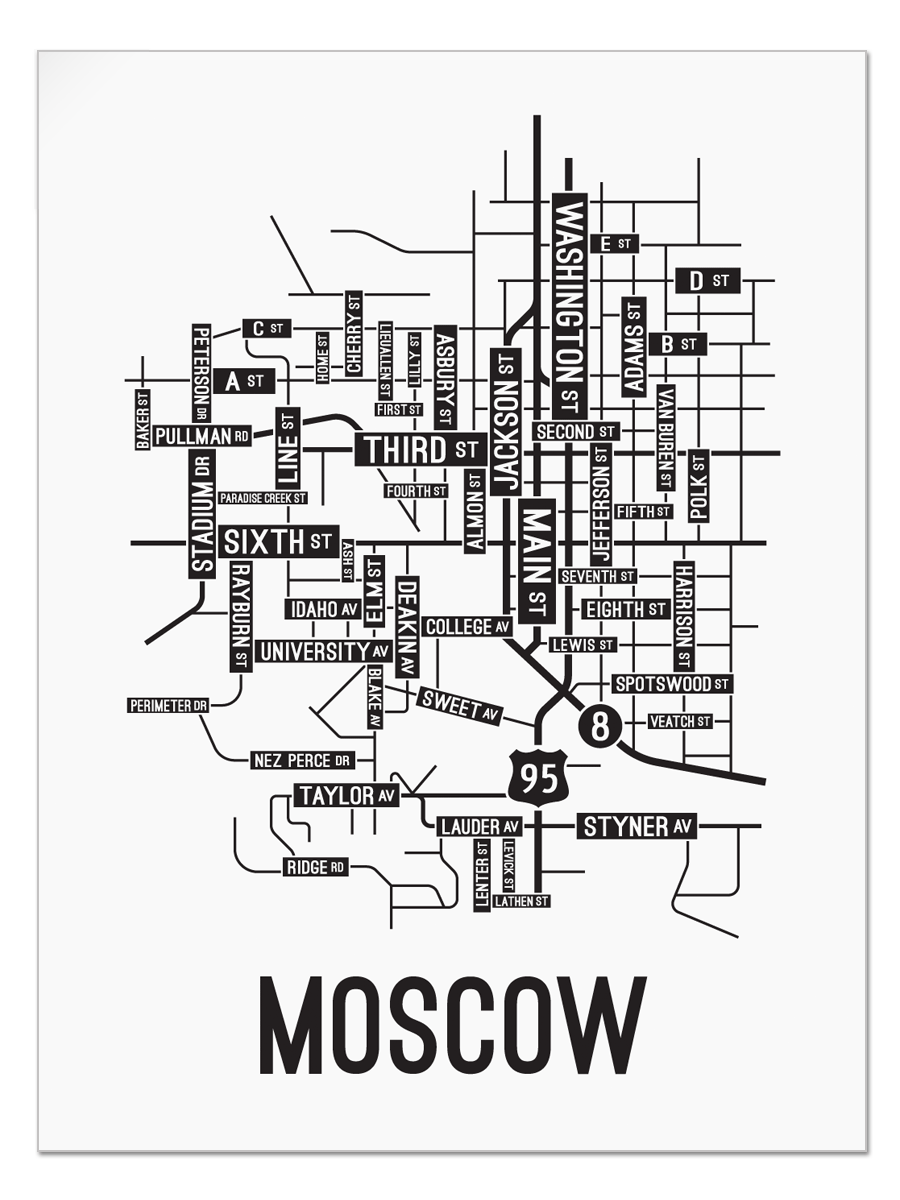 Detail Maps Of Moscow MOSCOW CENTRE Vintage Town/city Plan. Soviet
