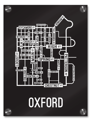 Oxford, Ohio Street Map