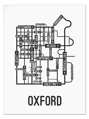 Oxford, Ohio Street Map