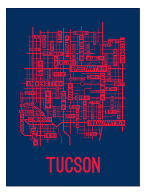 Tucson, Arizona Street Map