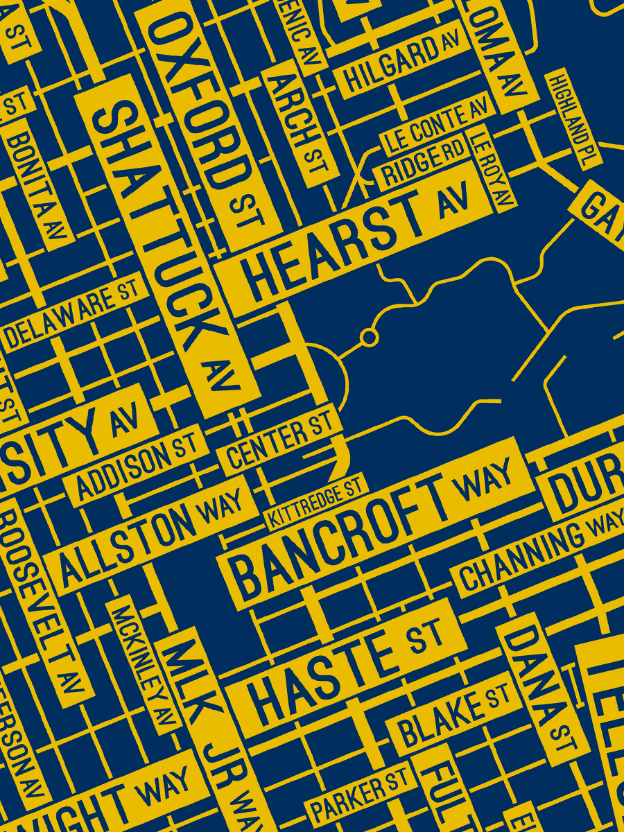 Berkeley, California Street Map