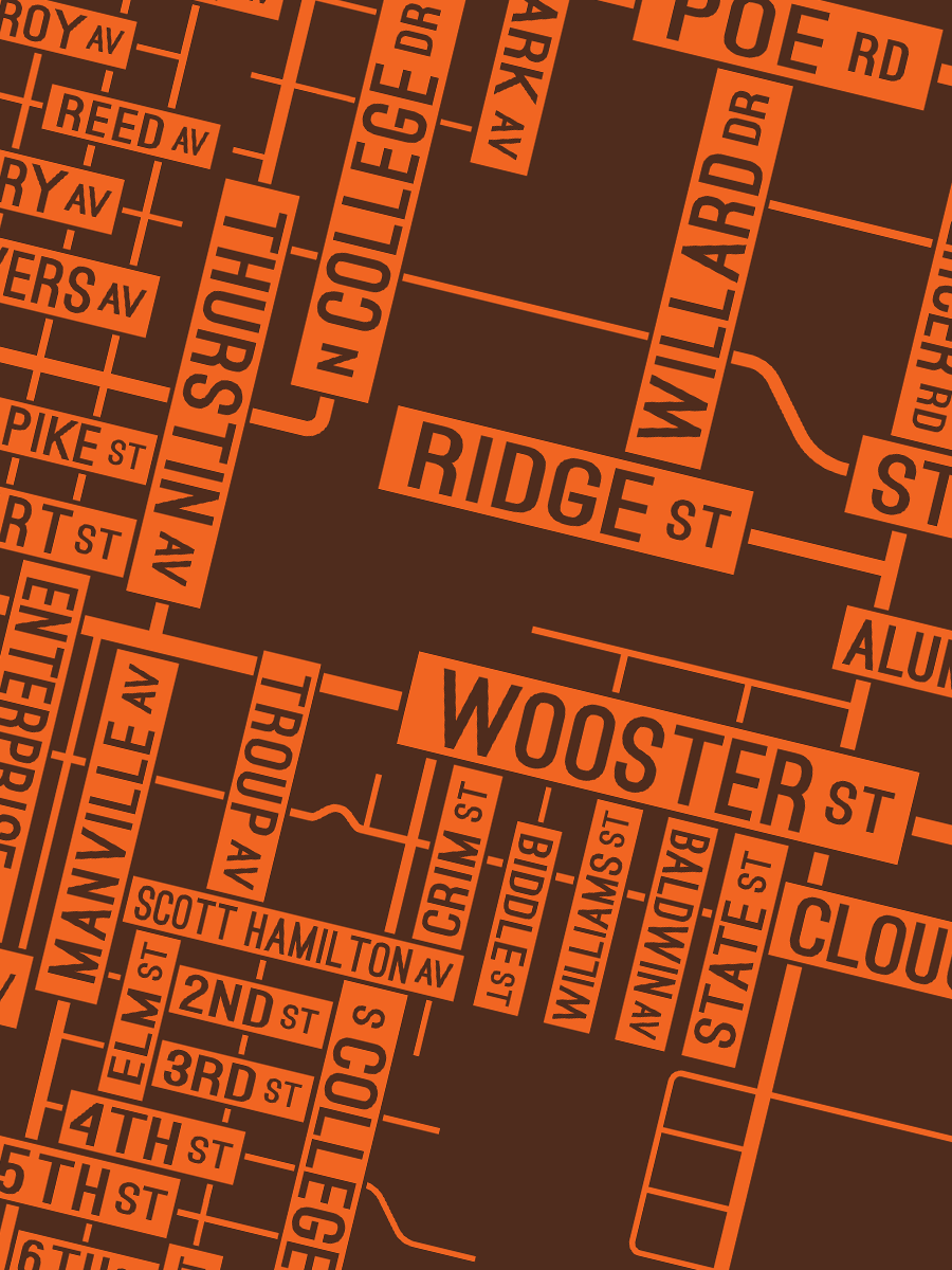 Bowling Green, Ohio Street Map