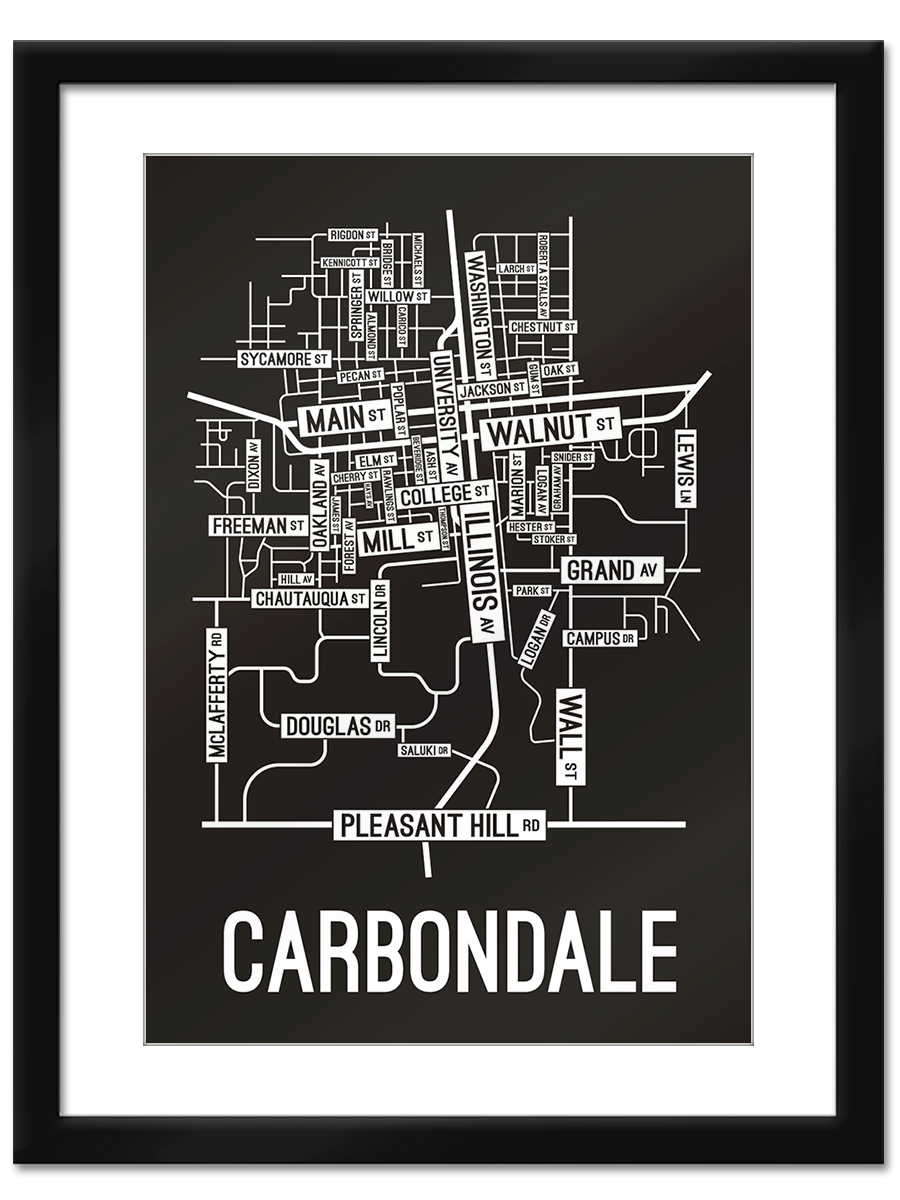 Carbondale, Illinois Street Map
