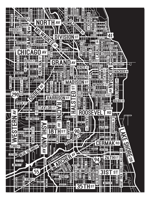 Downtown Chicago Street Map