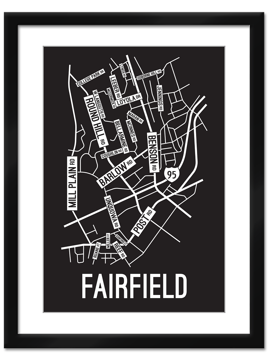 Fairfield, Connecticut Street Map