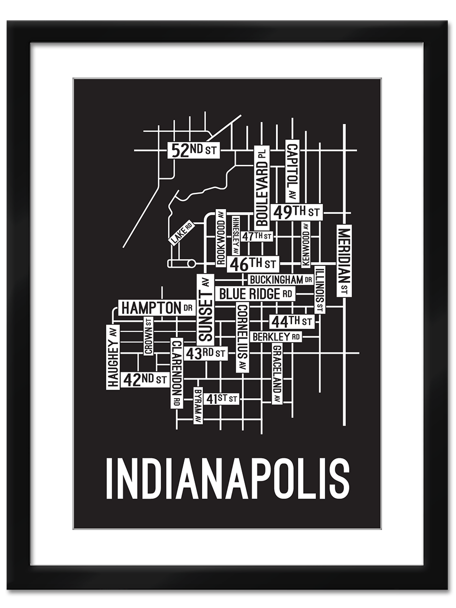 Indianapolis, Indiana Street Map