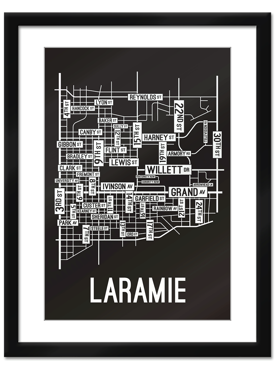 Laramie, Wyoming Street Map
