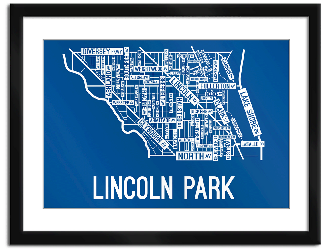 Lincoln Park, Chicago Street Map