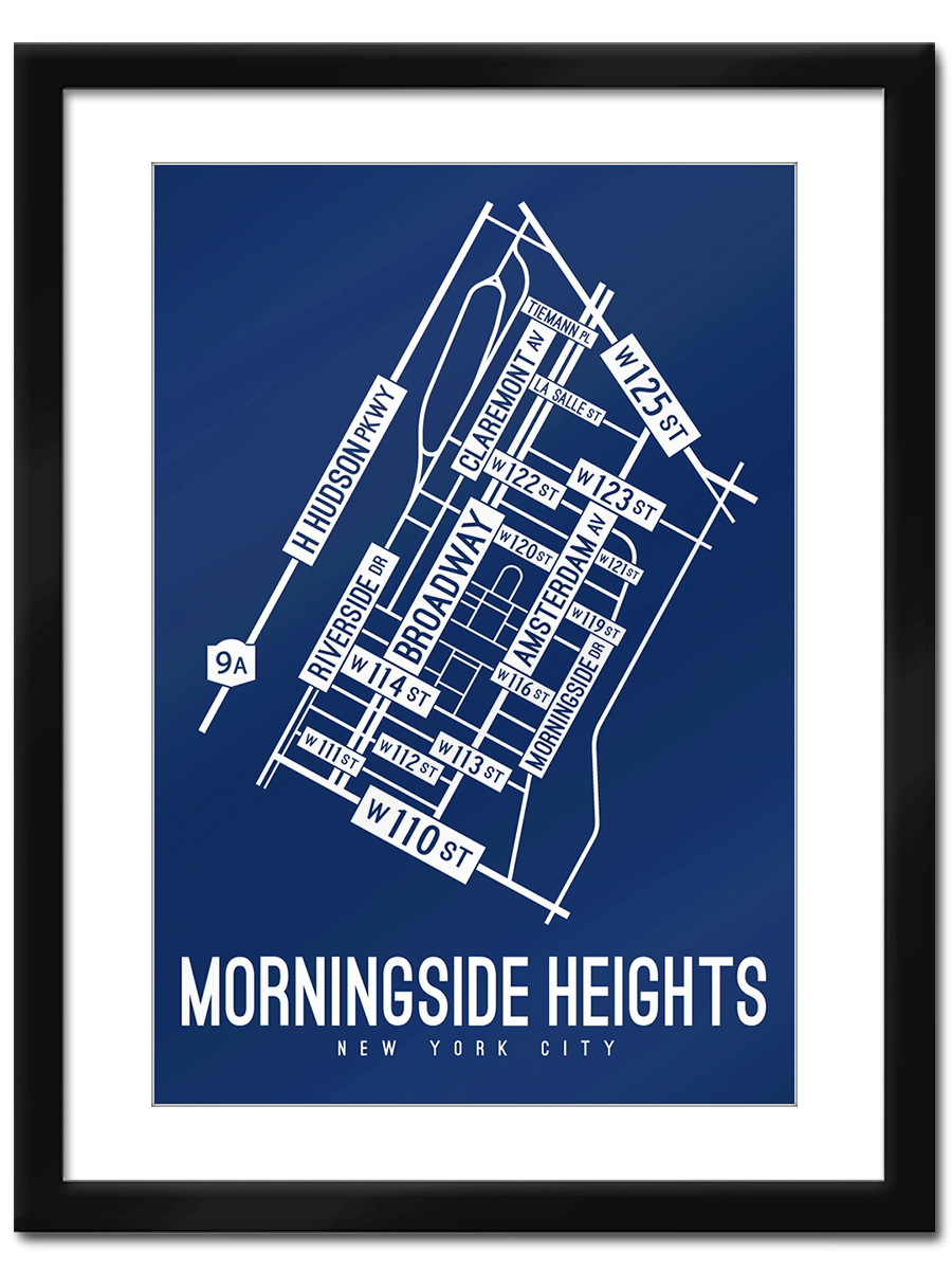 Morningside Heights, New York Street Map