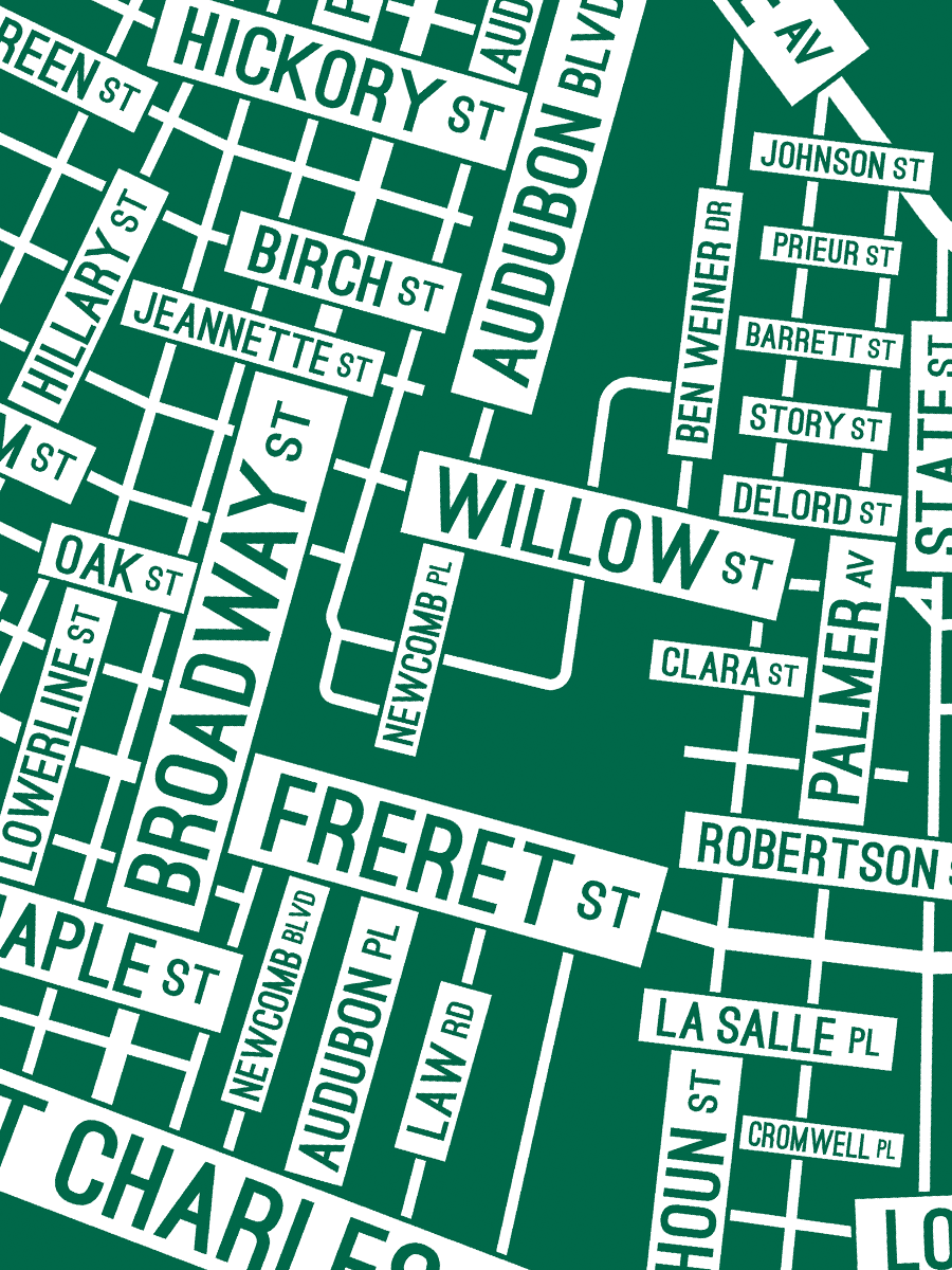 New Orleans, Louisiana Street Map