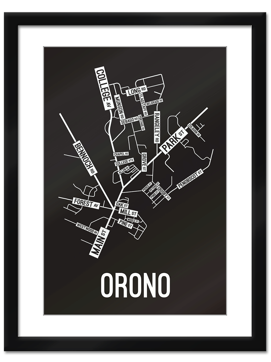 Orono, Maine Street Map