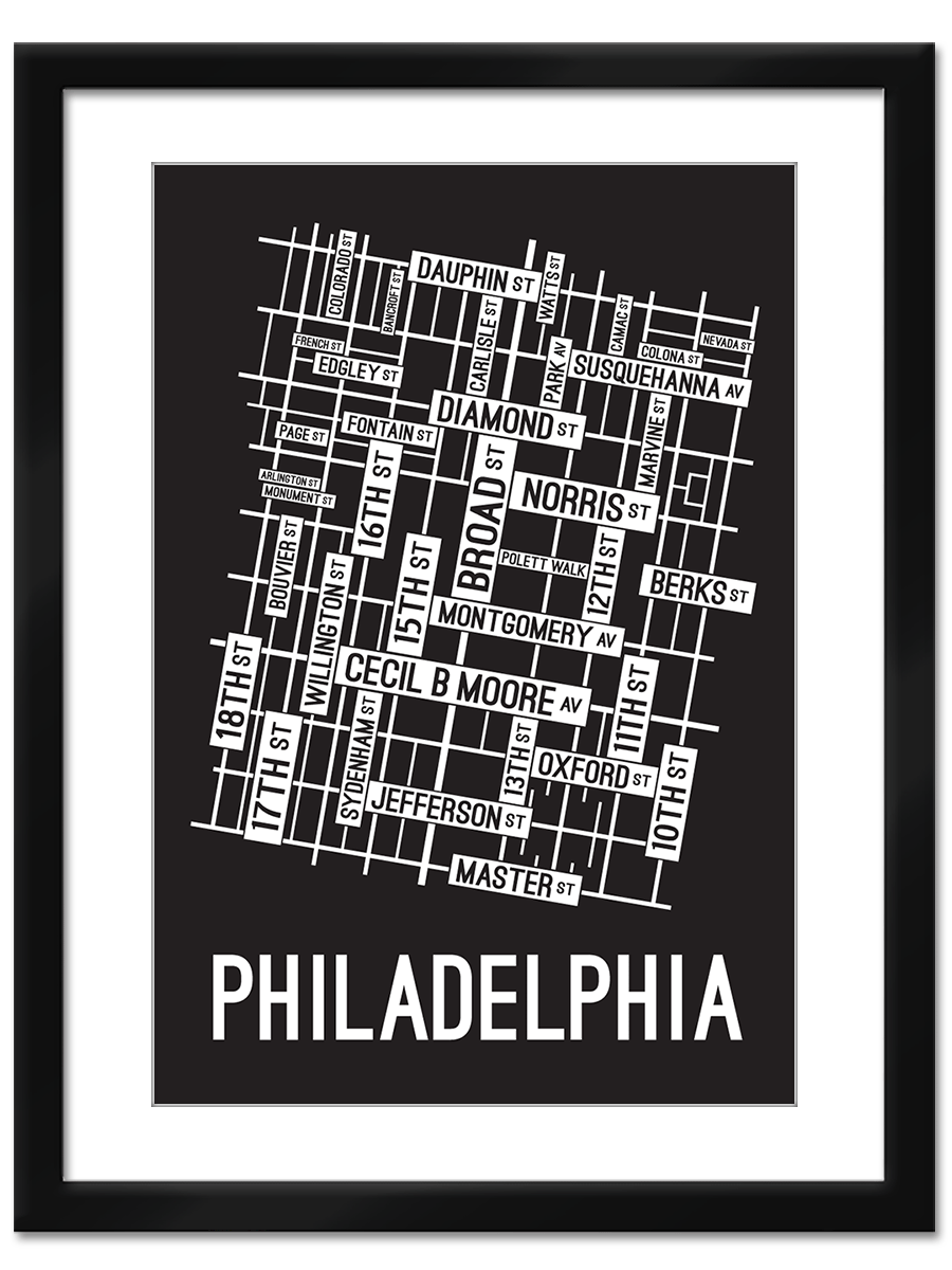 Philadelphia, Pennsylvania Street Map