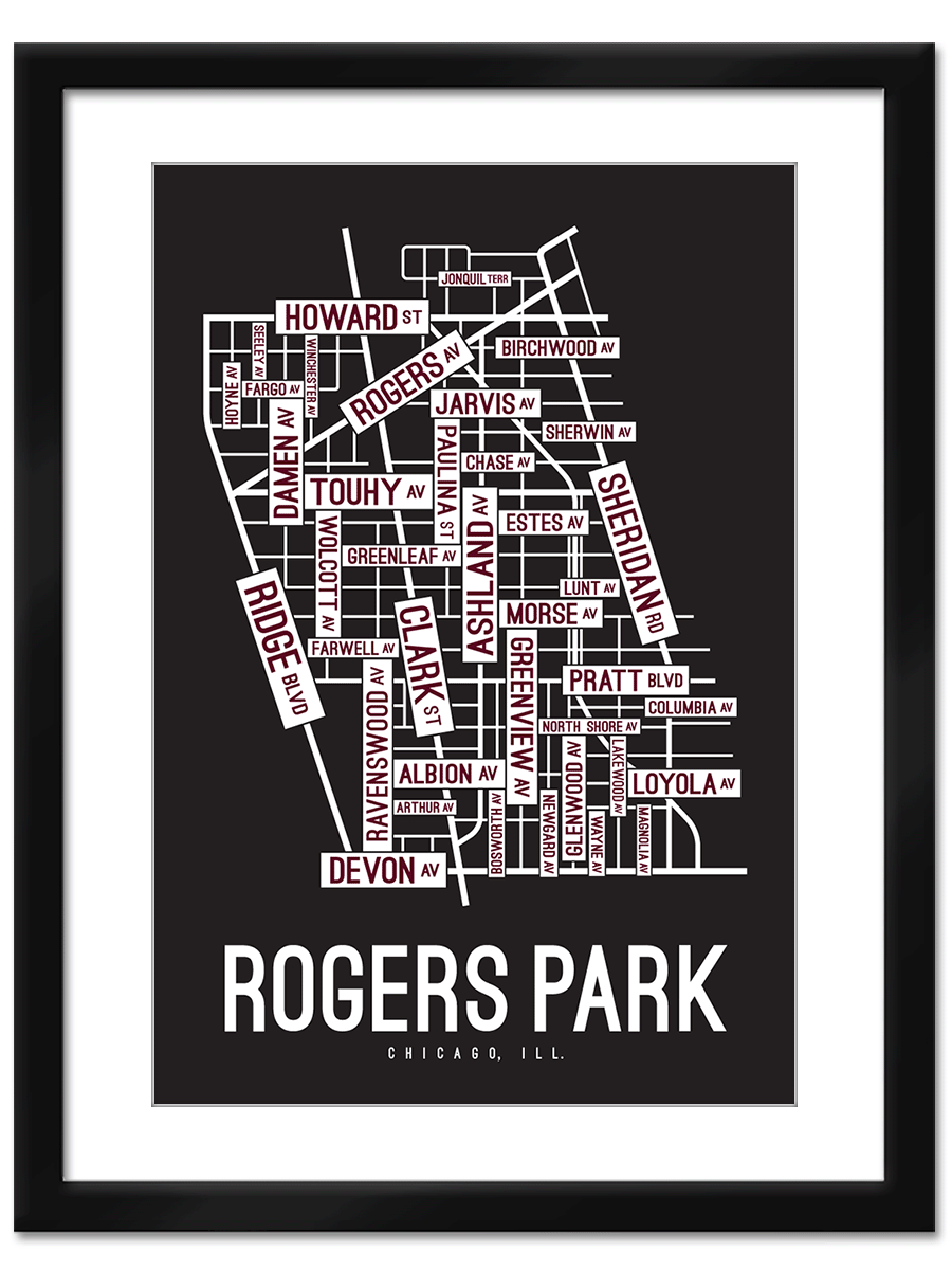 Rogers Park, Chicago Street Map