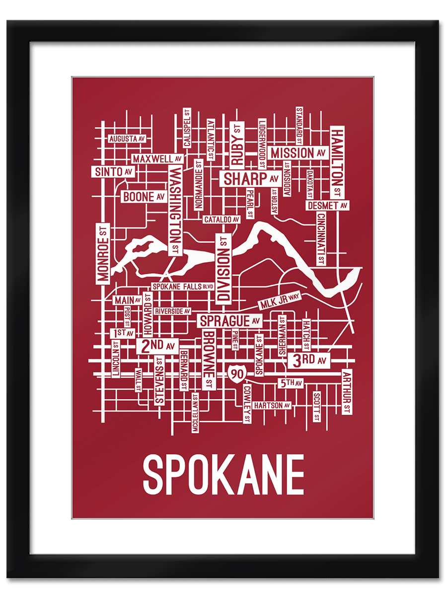 Spokane, Washington Street Map