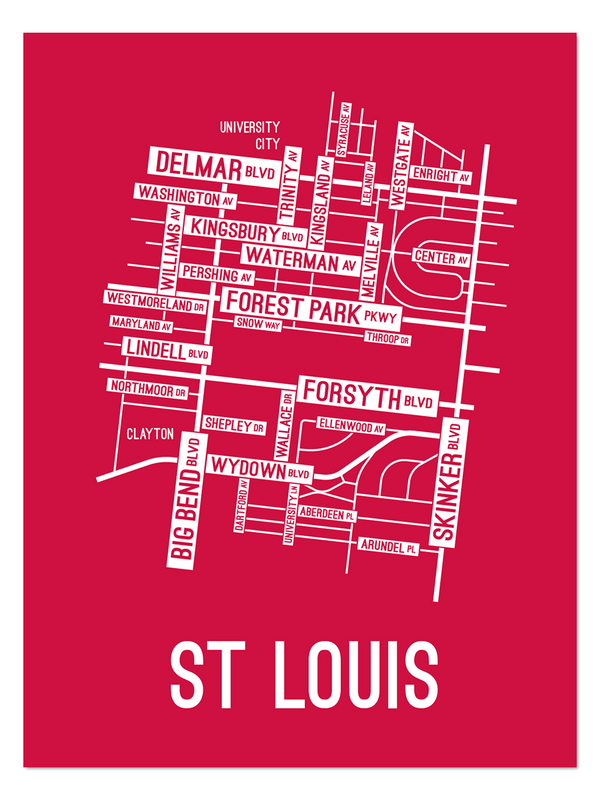 Printable St Louis Road Map