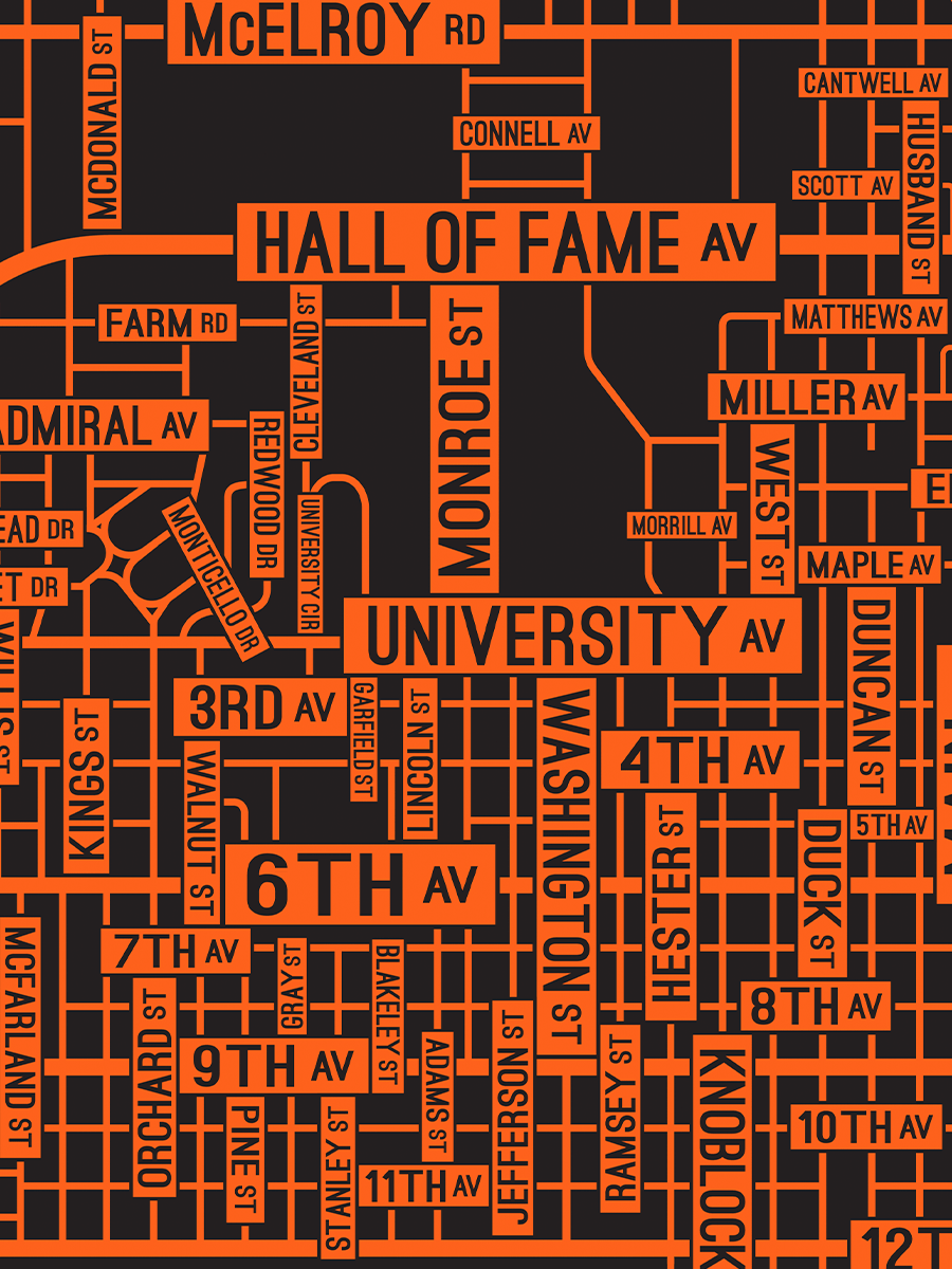 Stillwater, Oklahoma Street Map