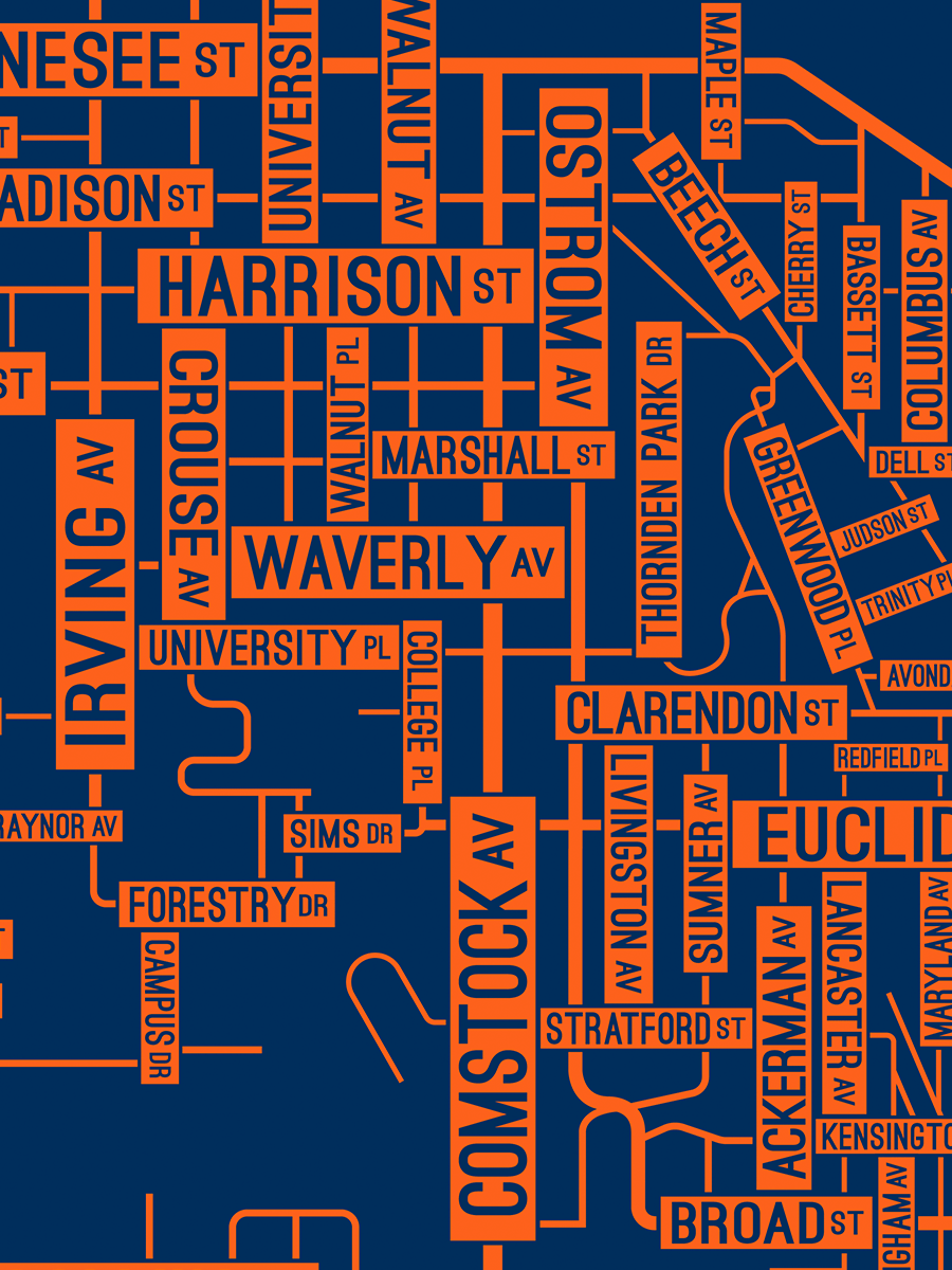 Syracuse, New York Street Map