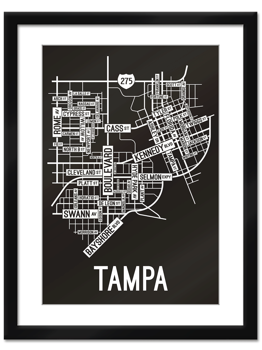 Downtown Tampa Street Map