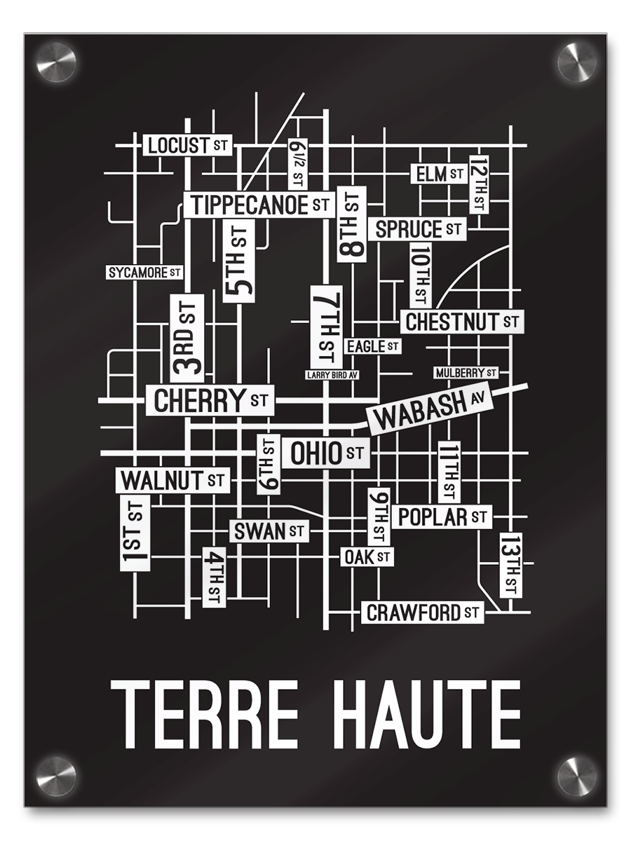 Terre Haute, Indiana Street Map