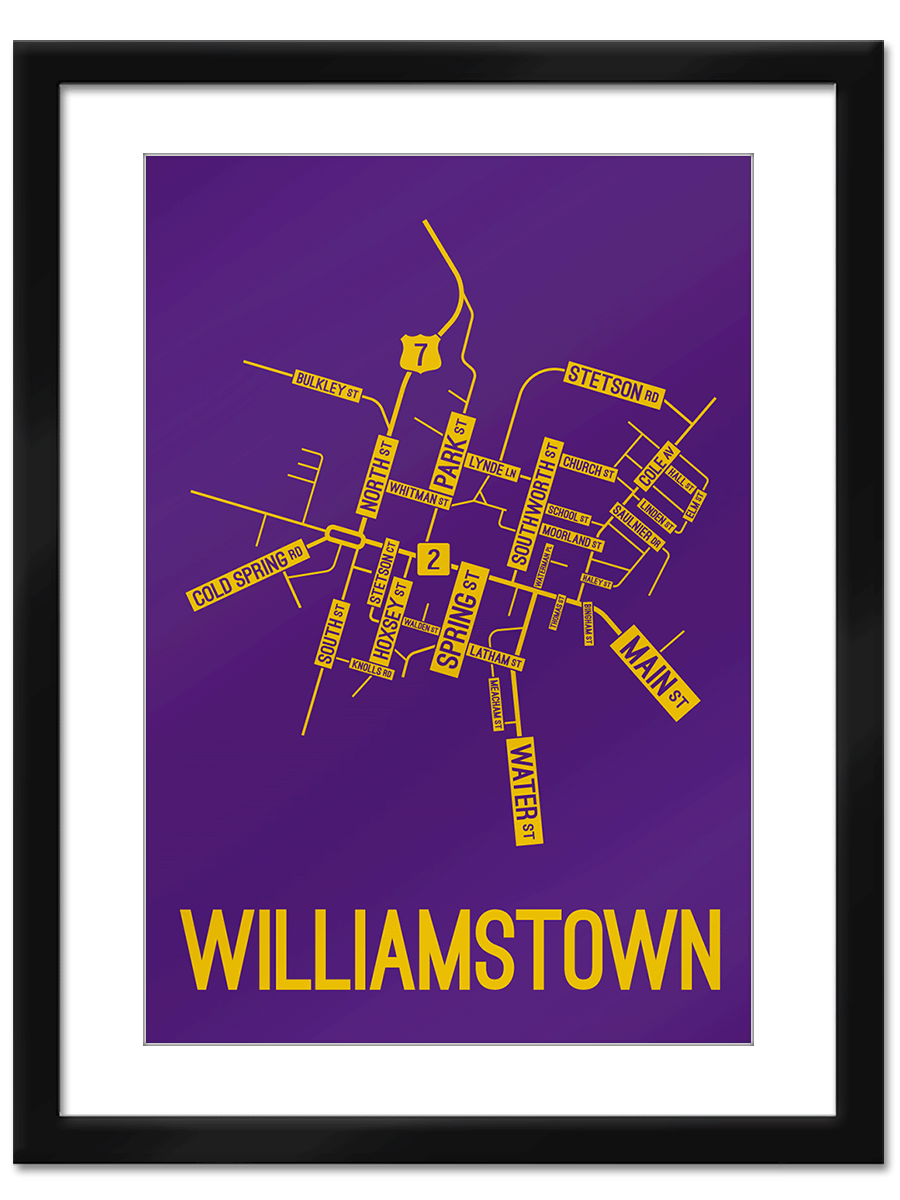 Williamstown, Massachusetts Street Map