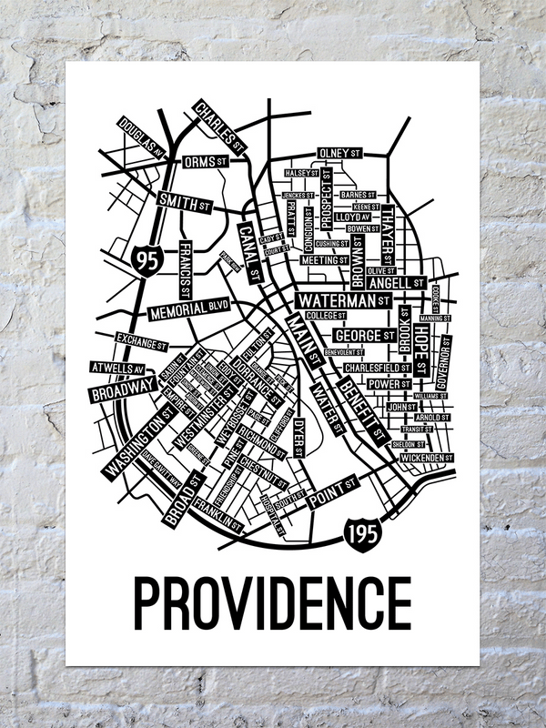 Providence, Rhode Island - School Street Posters